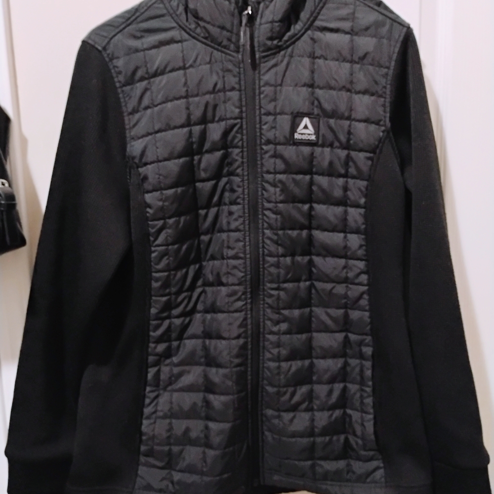 Reebok Black Quilted Jacket